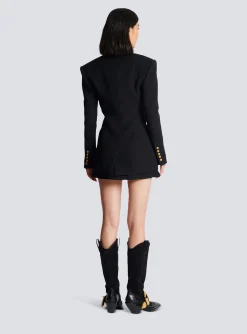 Women Balmain 2-button Cinched-waist Jacket