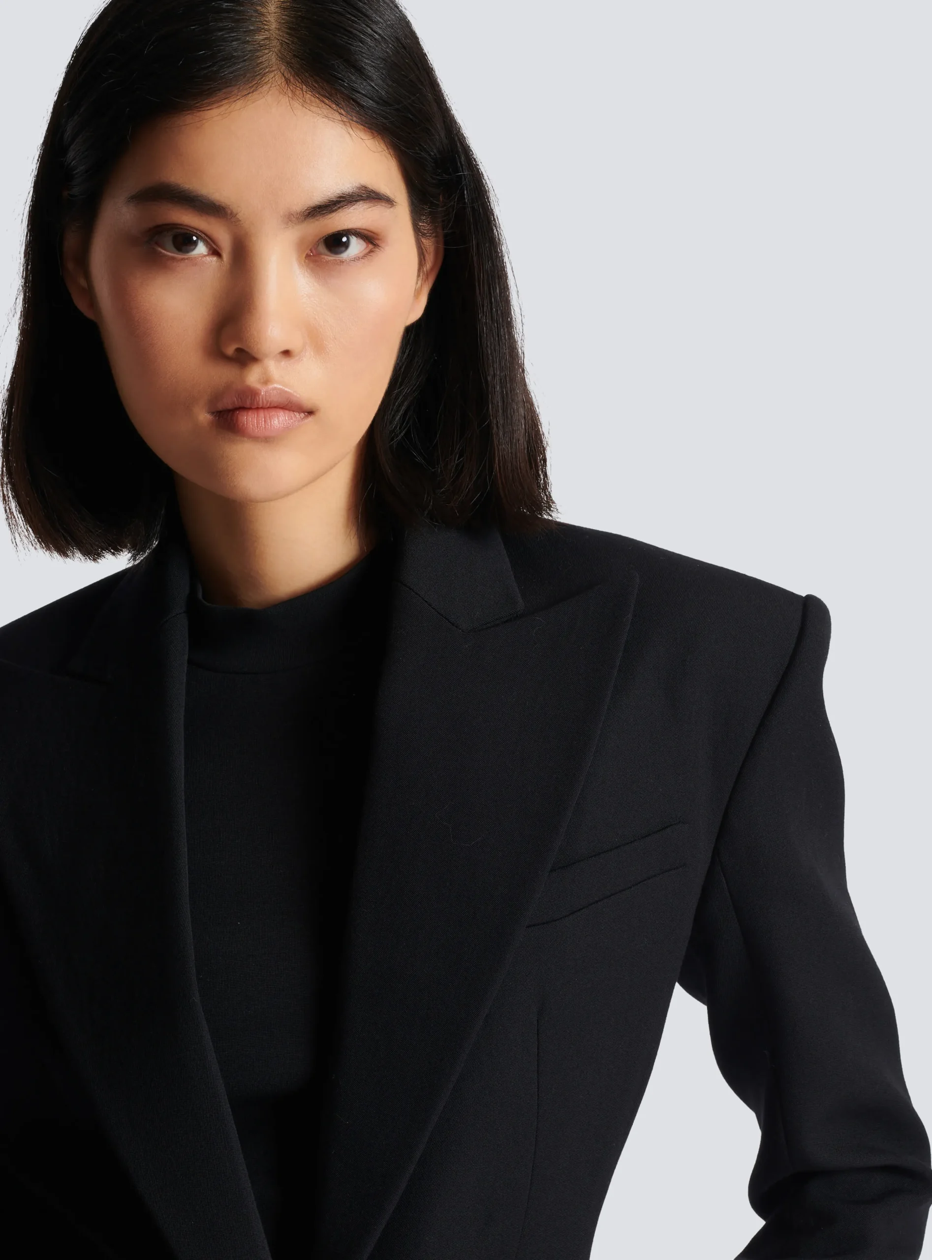 Women Balmain 2-button Cinched-waist Jacket
