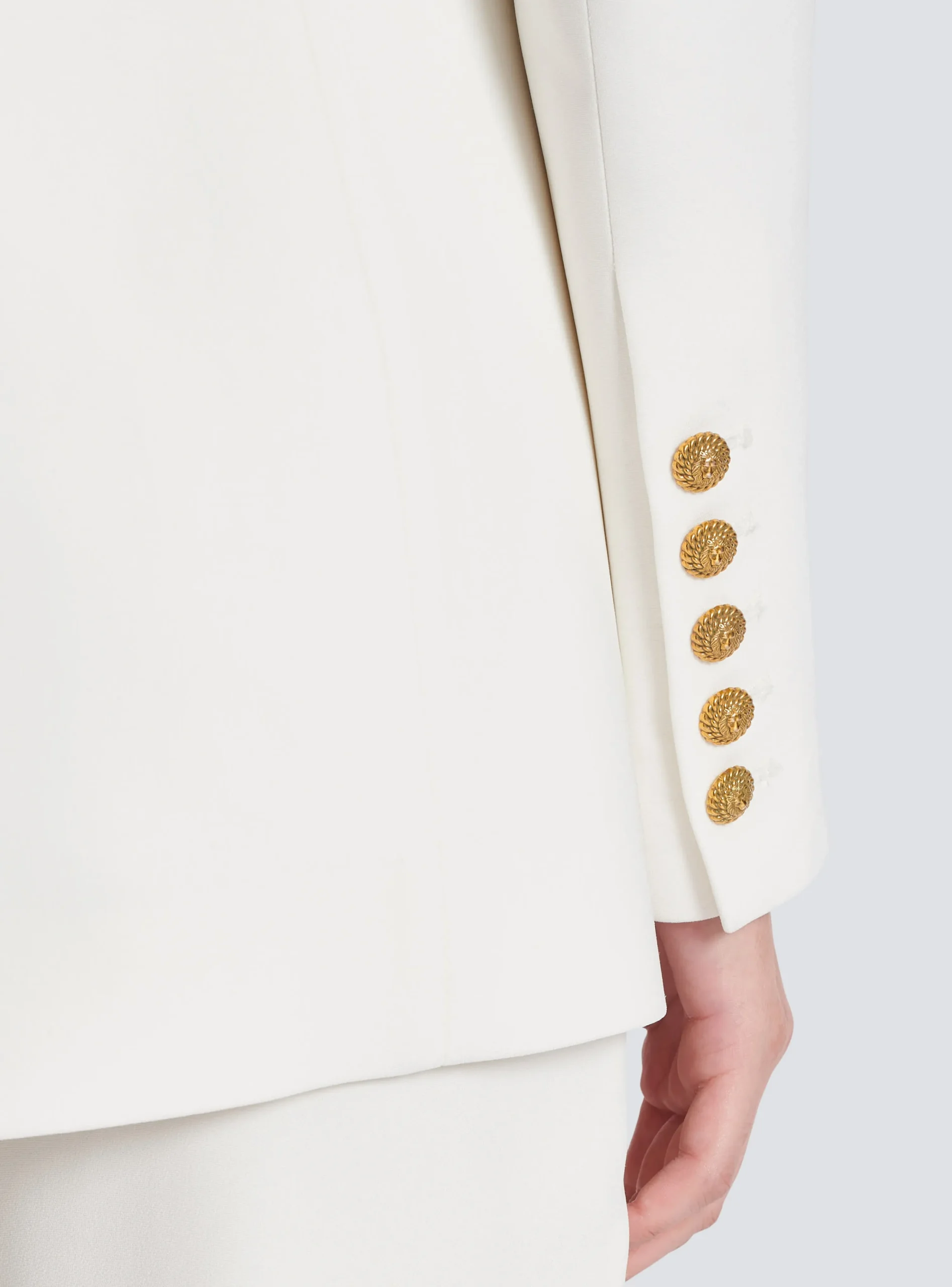 Women Balmain 2-button Crepe Jacket
