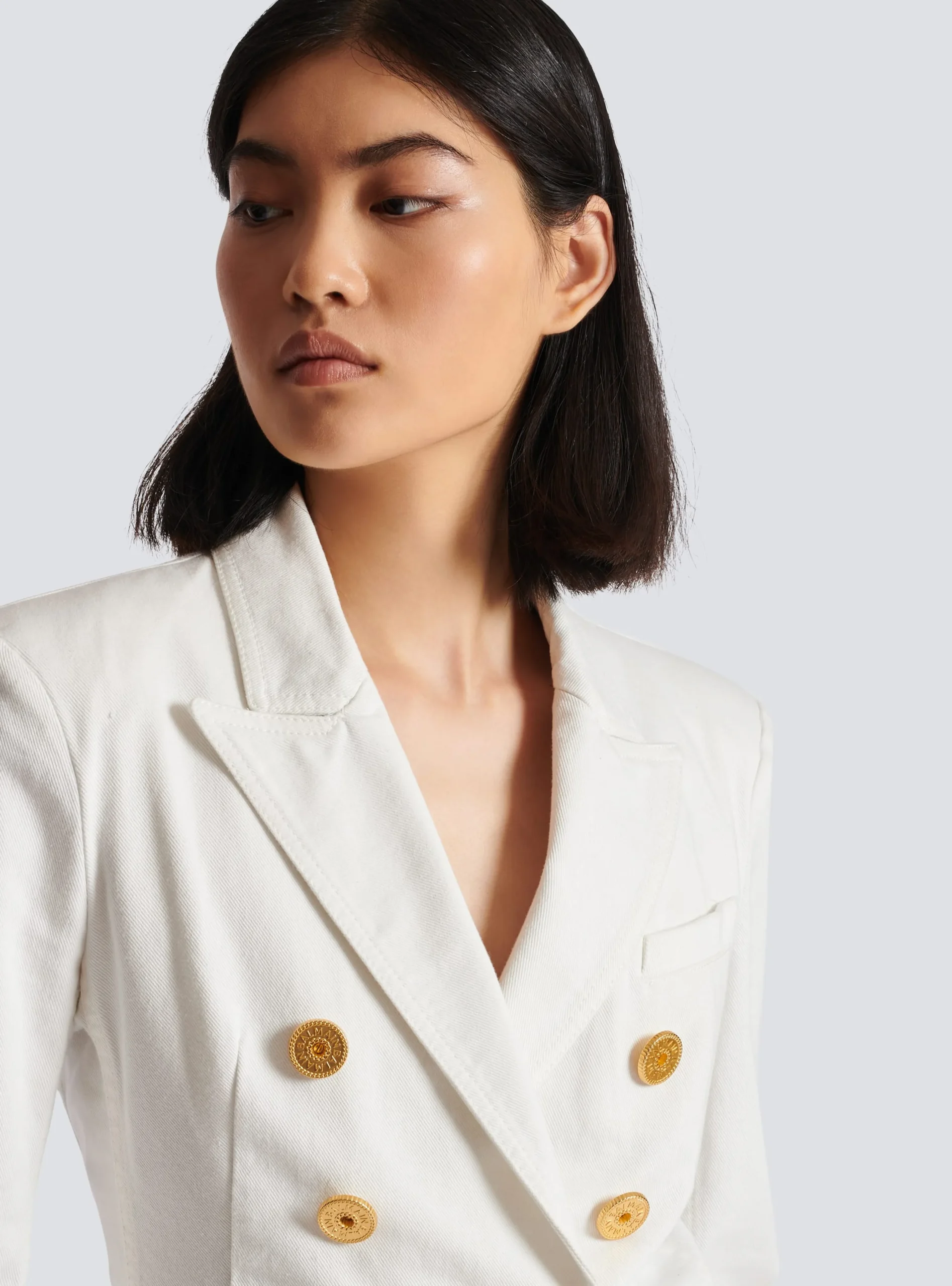 Women Balmain 6-button Denim Jacket
