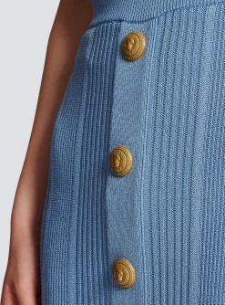 Women Balmain 5-button Knit Skirt