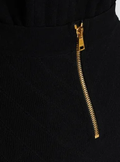 Women Balmain 6-button Knit Skirt