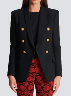 Women Balmain 6-button Wool Jacket