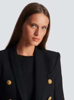 Women Balmain 6-button Wool Jacket
