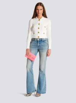 Women Balmain Buttoned Knit Cardigan