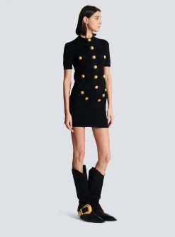 Women Balmain Buttoned Knit Cardigan