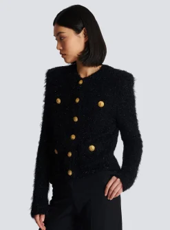 Women Balmain Buttons Tweed Jacket