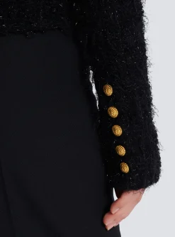 Women Balmain Buttons Tweed Jacket