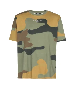 Balmain Camouflage Vintage T-shirt