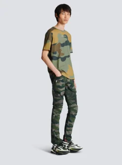 Balmain Camouflage Vintage T-shirt