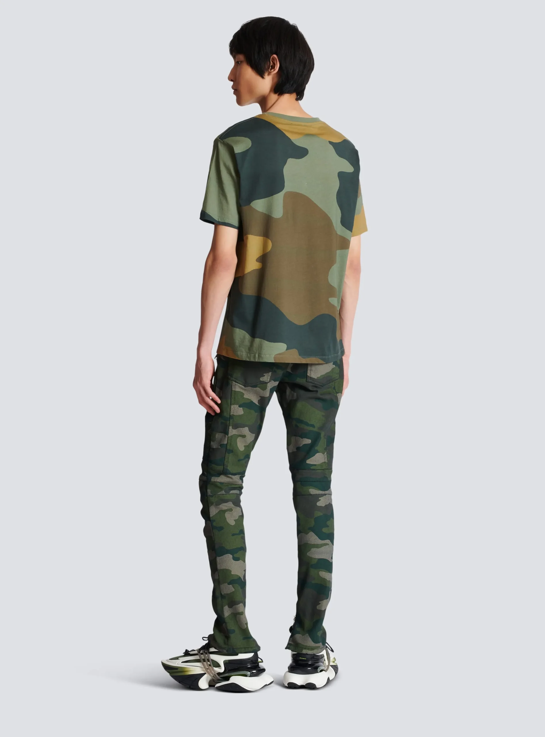 Balmain Camouflage Vintage T-shirt