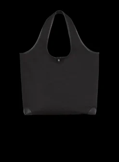 Women Balmain Canvas And Leather Grocery Bag