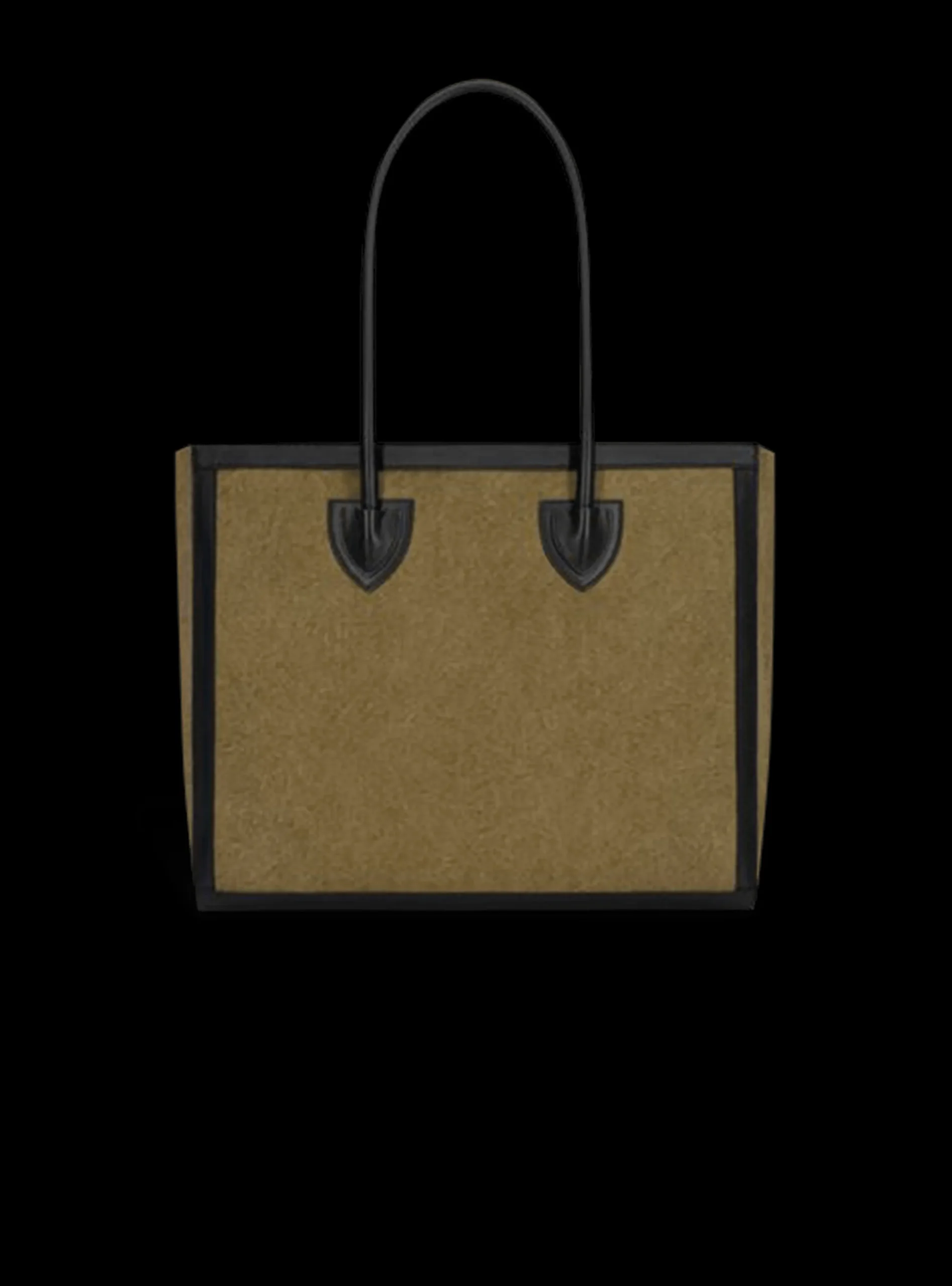 Women Balmain Canvas B-Army 42 Tote With Leather Panels