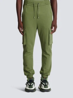 Balmain Cargo Joggers With Paris Print