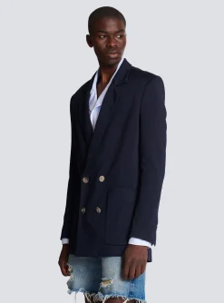 Balmain Casual Mini Monogram Blazer