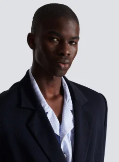 Balmain Casual Mini Monogram Blazer