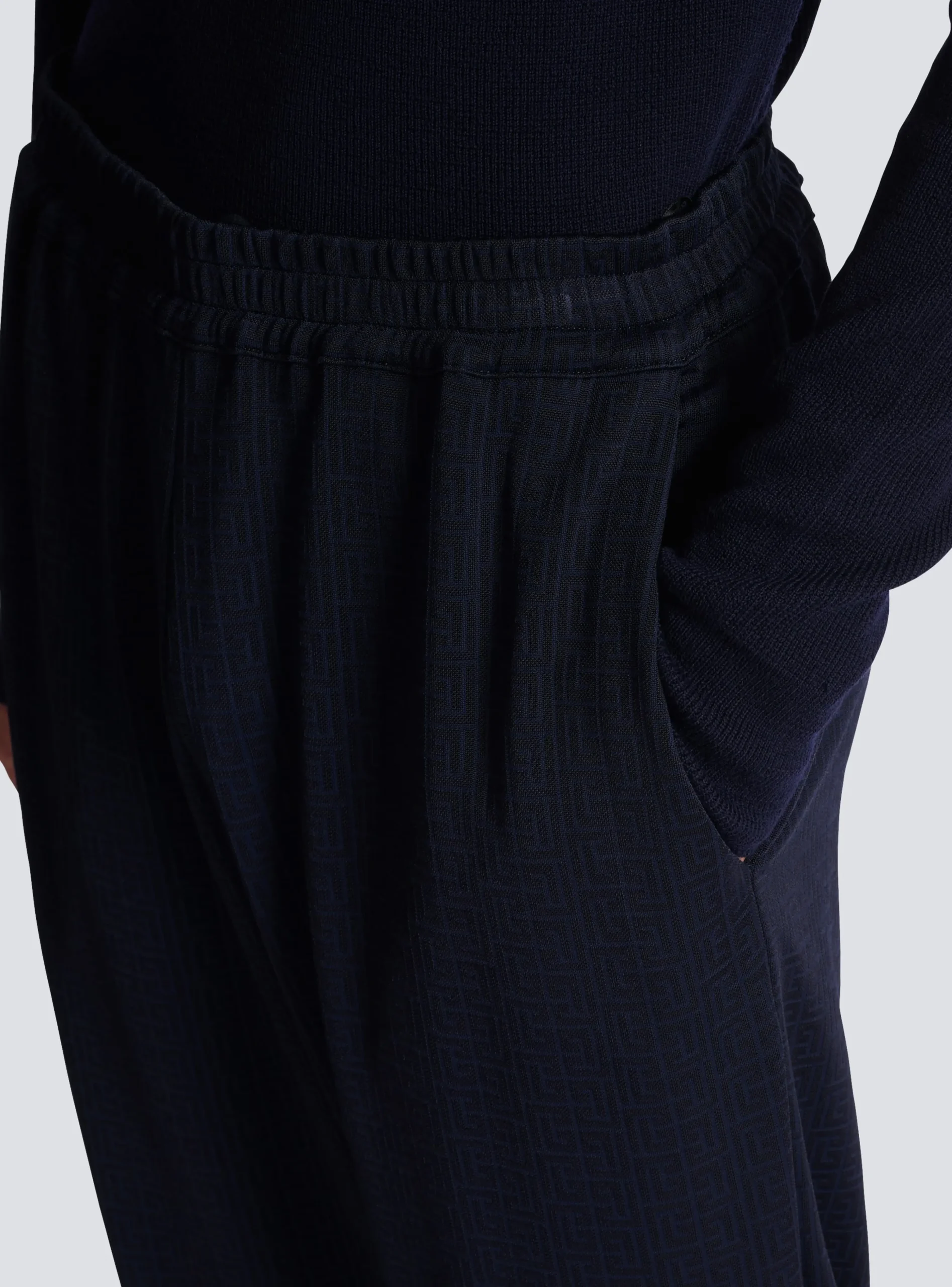 Balmain Casual Mini Monogram Trousers