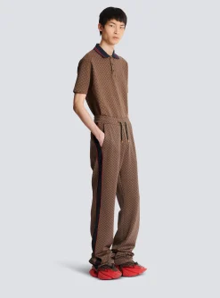 Balmain Casual Mini Monogrammed Trousers