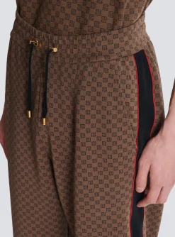 Balmain Casual Mini Monogrammed Trousers