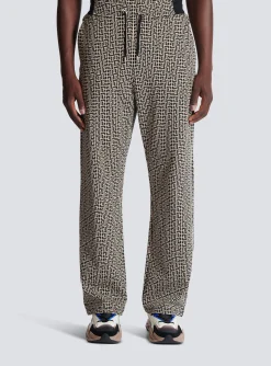Balmain Casual Monogram Jacquard Trousers