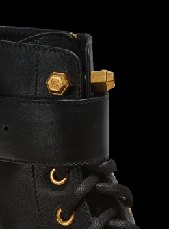 Women Balmain Charlie Leather Ranger Boots