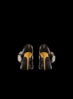 Women Balmain Clara Western Patchwork Patent Leather Pumps