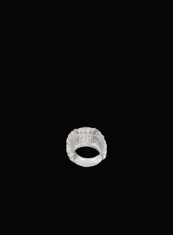 Women Balmain Clear Rhinestone Ring