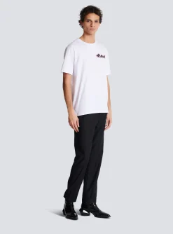 Balmain Club Signature Printed T-shirt