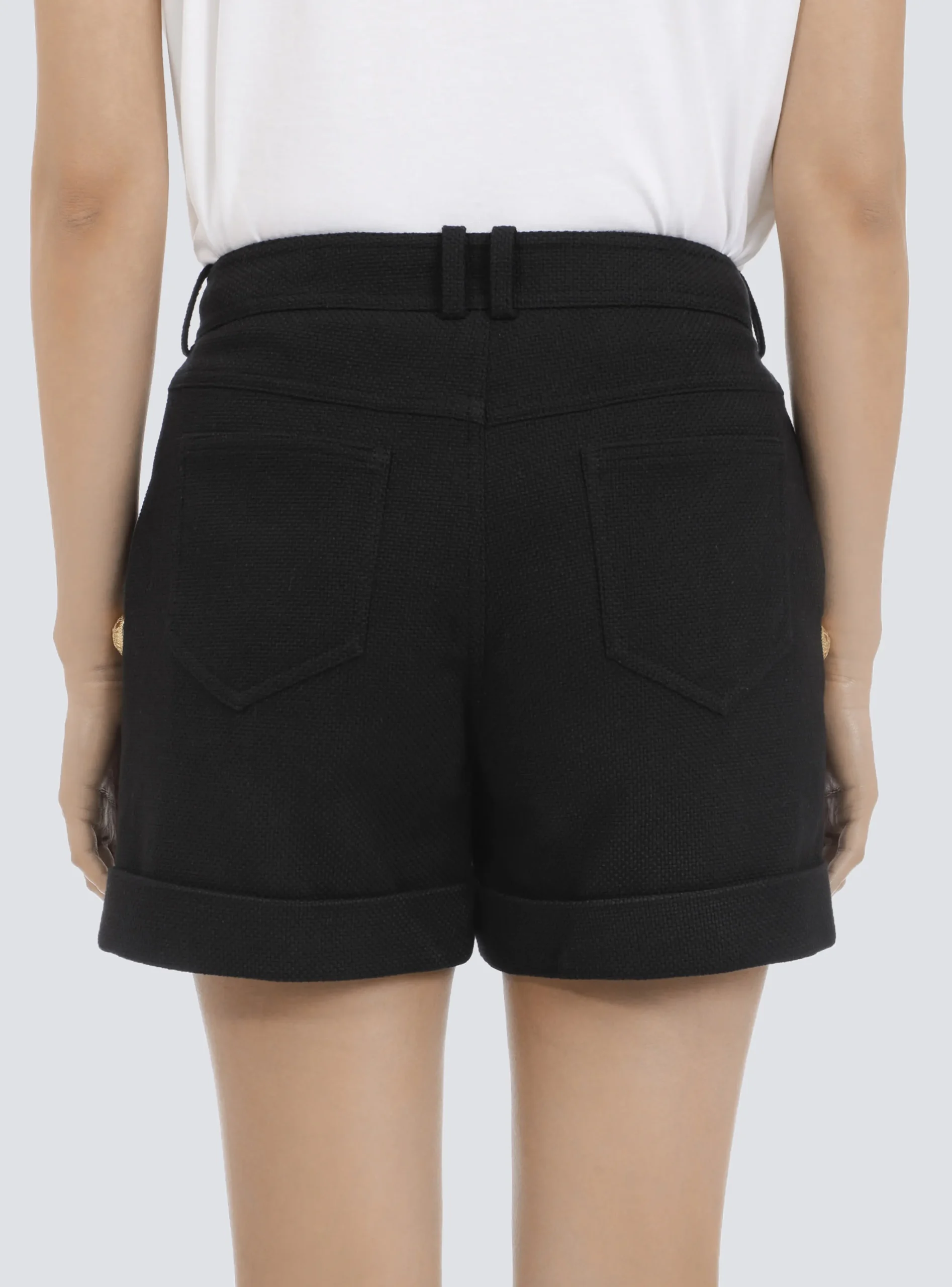 Women Balmain Cotton Low-rise Shorts