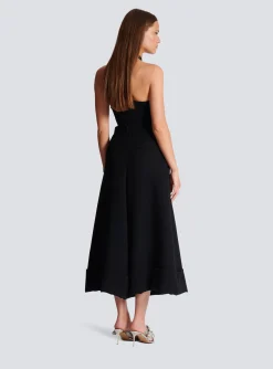 Women Balmain Crepe Culotte Skirt