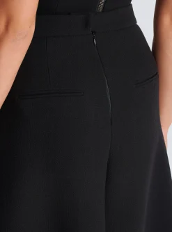 Women Balmain Crepe Culotte Skirt