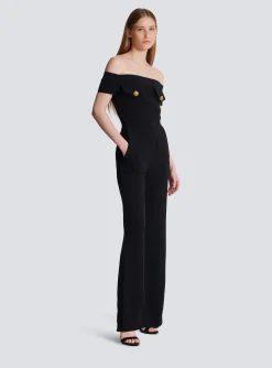Women Balmain Crepe Jumpsuit