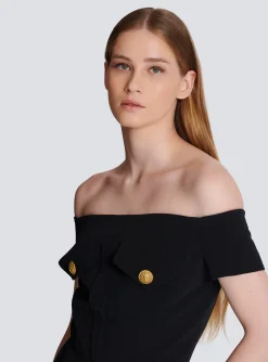 Women Balmain Crepe Jumpsuit