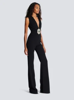 Women Balmain Crepe Jumpsuit