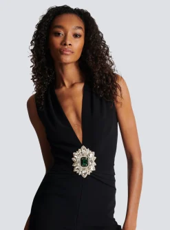 Women Balmain Crepe Jumpsuit