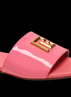 Women Balmain Dafne Patent Leather Mules