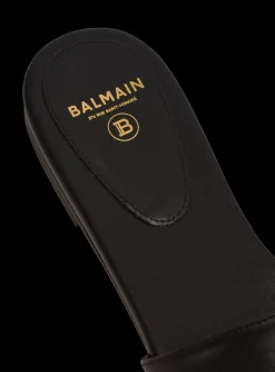 Women Balmain Dafne PB Mules In Calfskin