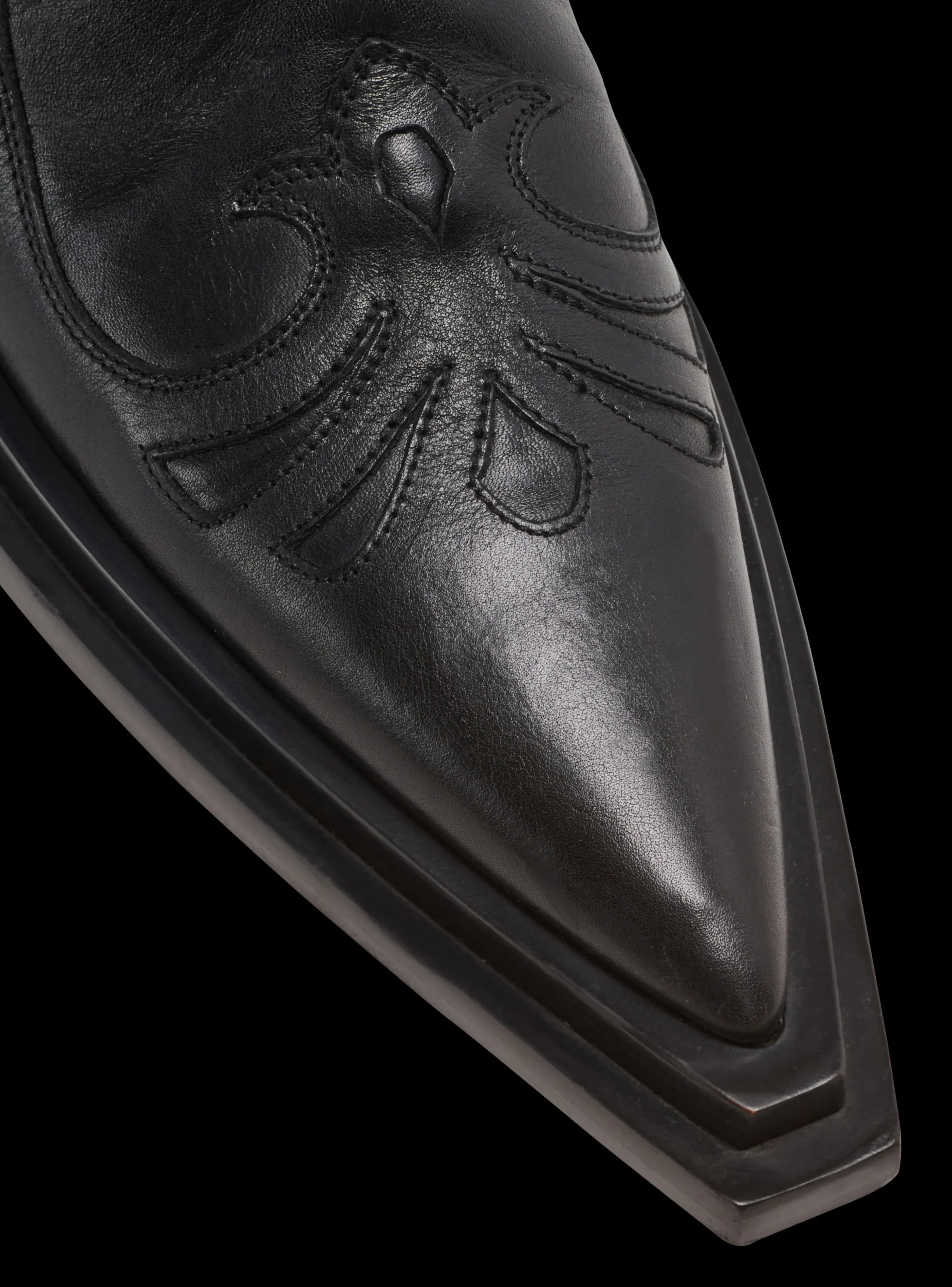 Balmain Dan Patchwork Leather Boots