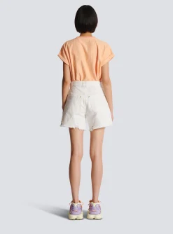 Women Balmain Denim Shorts