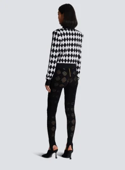 Women Balmain Diamond Knit Cardigan