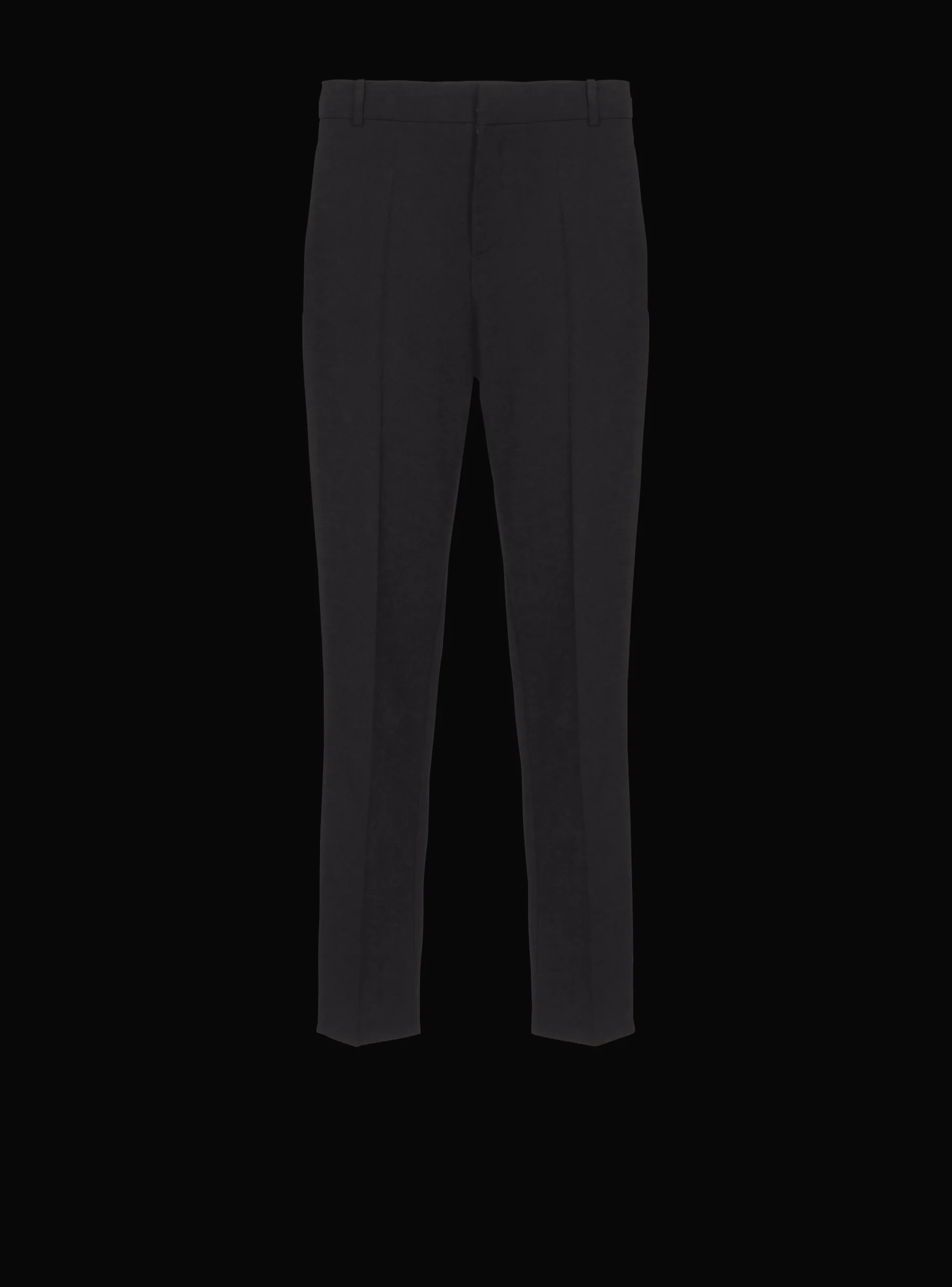 Balmain Double Wool Crepe Trousers