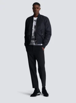 Balmain Double Wool Crepe Trousers