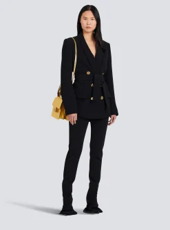 Women Balmain Double-breasted Fuchsia Eco-designed Blazer