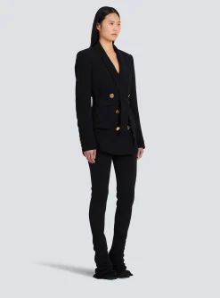 Women Balmain Double-breasted Fuchsia Eco-designed Blazer