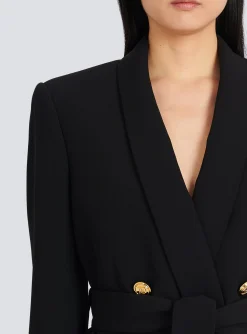 Women Balmain Double-breasted Fuchsia Eco-designed Blazer