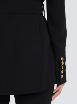 Women Balmain Double-breasted Fuchsia Eco-designed Blazer