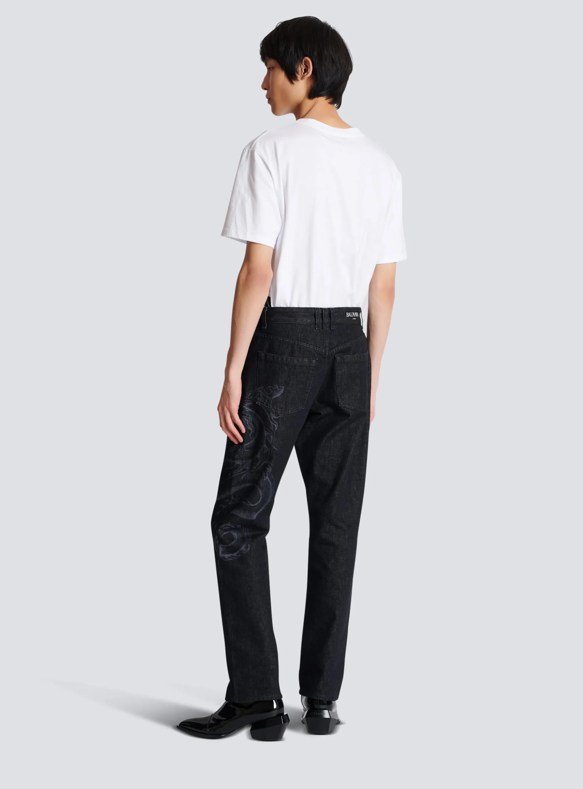 Balmain Dragon Denim Jeans