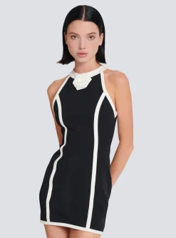 Women Balmain Dress With Rose Detail