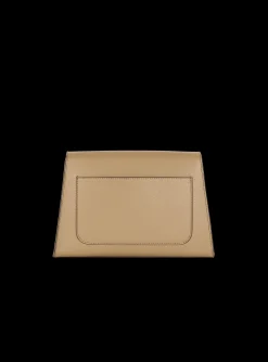 Balmain Embl&egrave;me Flap Grained Calfskin Bag