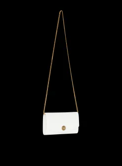Women Balmain Emblème Grained Calfskin Clutch